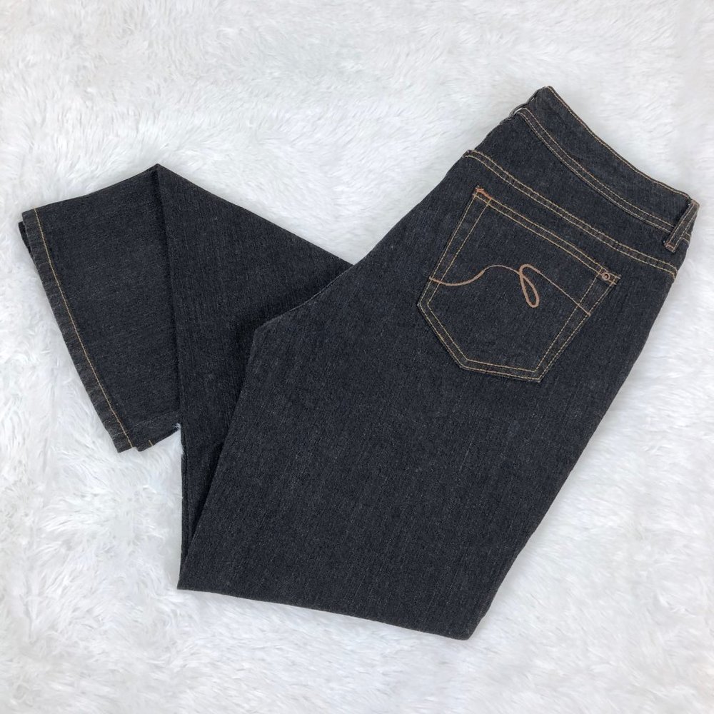 ✅SOLD✅Faded Glory Dark Blue Jeans Mid Rise Bootcut - Picture 1 of 10